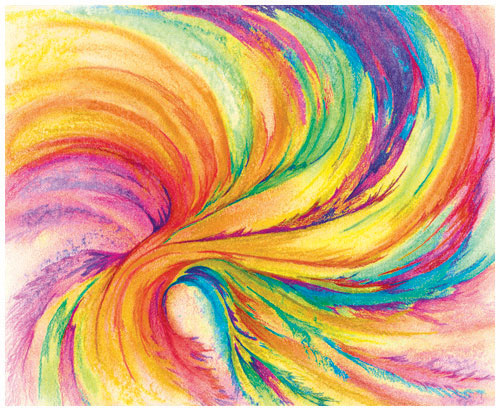 Rainbow Flame by Tracey Farrell