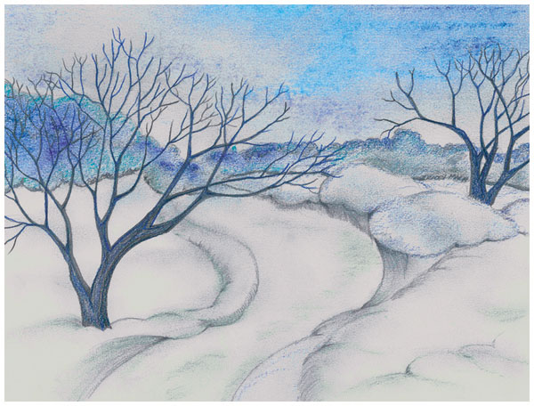 Blue Winter by Tracey Farrell