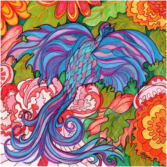 Bird Of Paradise #3 by Tracey Farrell