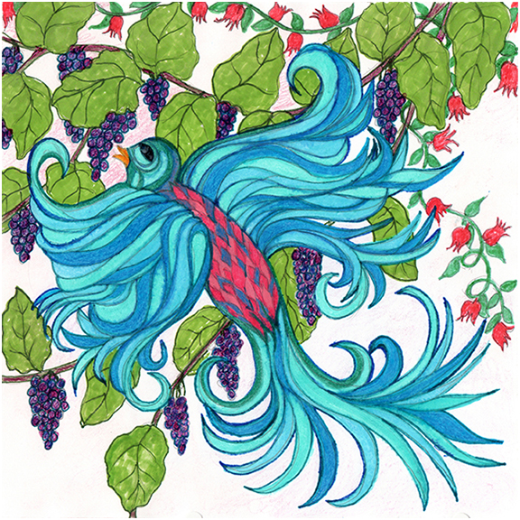 Bird Of Paradise #5 by Tracey Farrell
