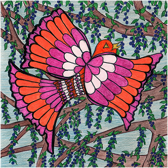 Bird Of Paradise #9 by Tracey Farrell Bird Of Paradise #9 by Tracey Farrell