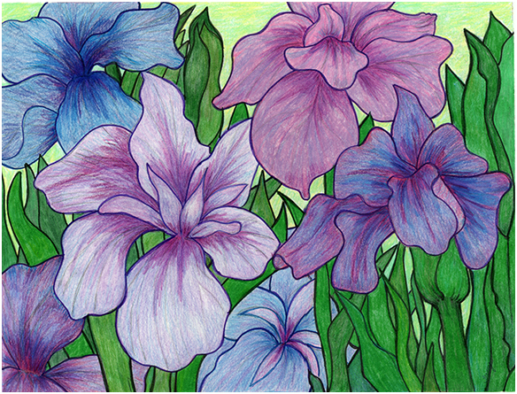 Summer Flowers  by Tracey Farrell